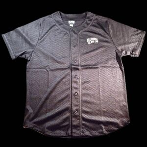 Authentic Billionaire Boys Club (BBC) cadet baseball jersey in black
